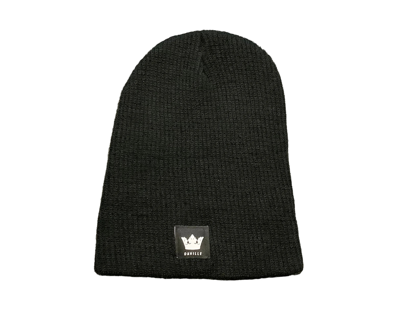 Daville long Beanie Black