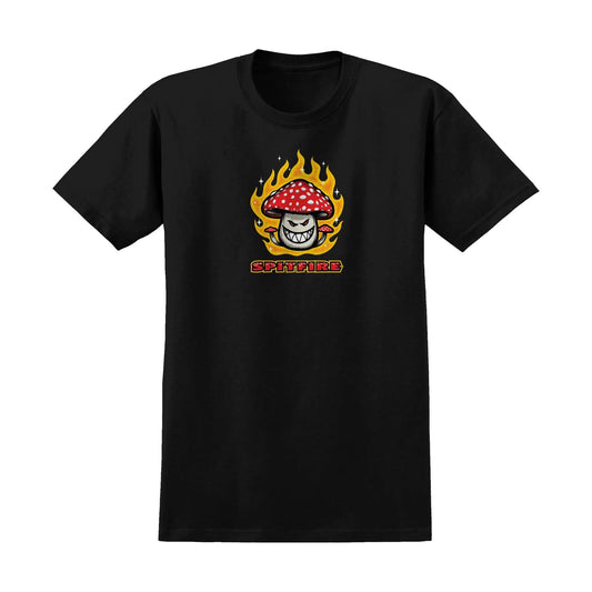 SPITFIRE SHROOM BIGHEAD TEE BLACK shirt