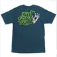 Santa Cruz Freaks Hand Heavyweight Shirt Harbor Blue
