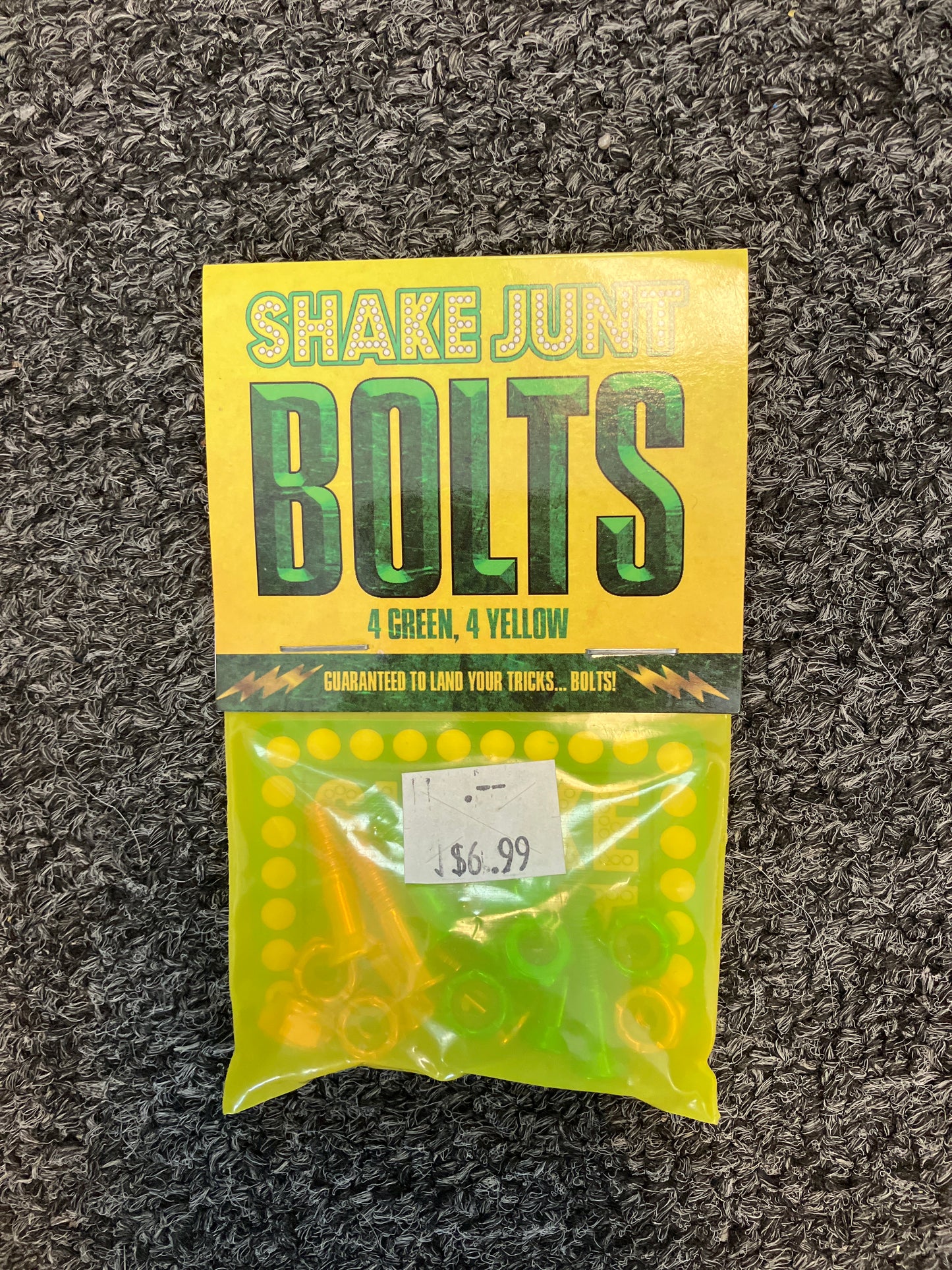 Shake Junt Bolts 1” Phillips 4 Green 4 yellow