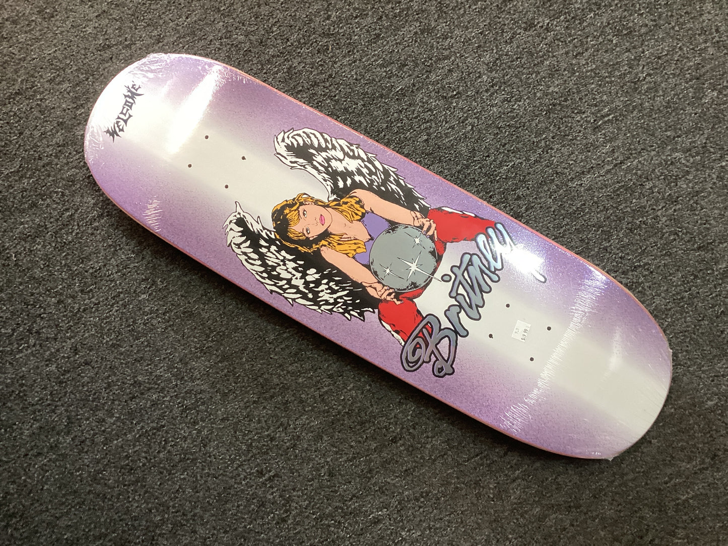 Welcome 9.5 deck Britney Angel purple white
