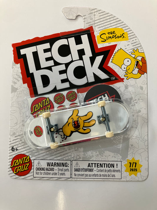 Tech Deck fingerboard Santa Cruz x Sponge Bob Square screaming hand 7/7