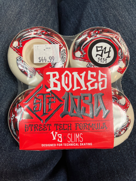 Bones 54mm 103a STF V3 Slims salmon dinner