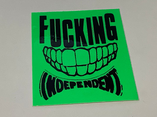 Fucking Awesome X Independent Sticker Smile 2.75”x3.5”