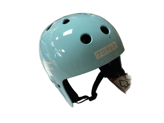 Protec Helmet Full Cut Skate Sky Brown BLUE S