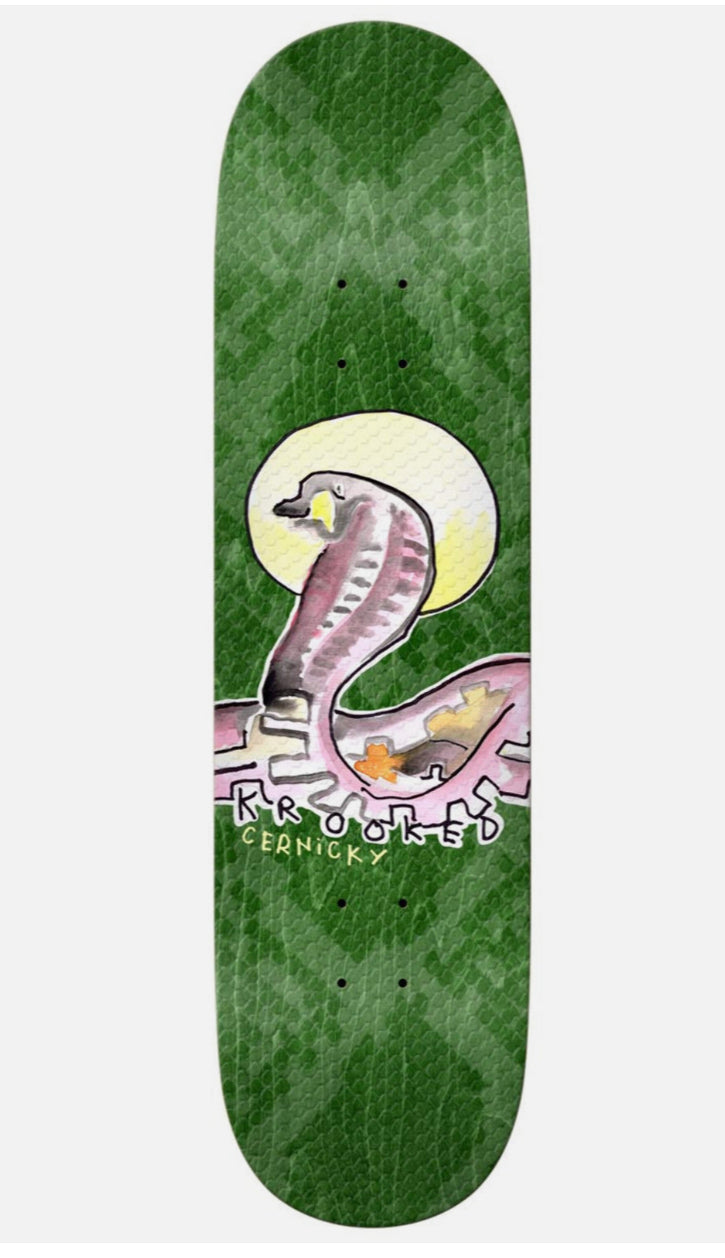 Krooked 8.62 deck Cernicky Snake Board