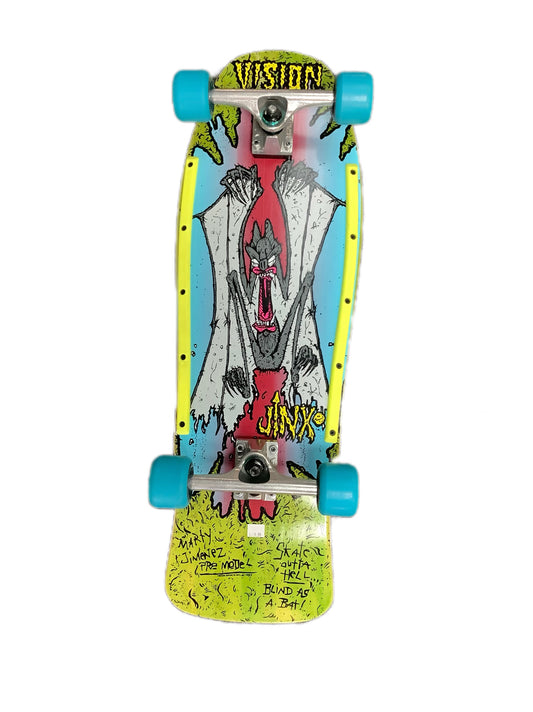 Vision Jinx Complete With Thunder Trucks, Santa Cruz Heels and Madness Board Rails