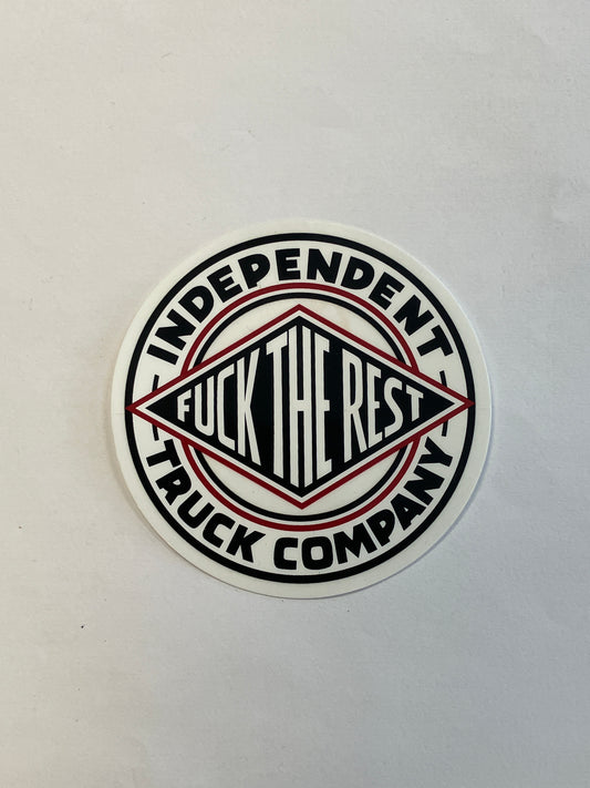 Independent stickers 3.5”