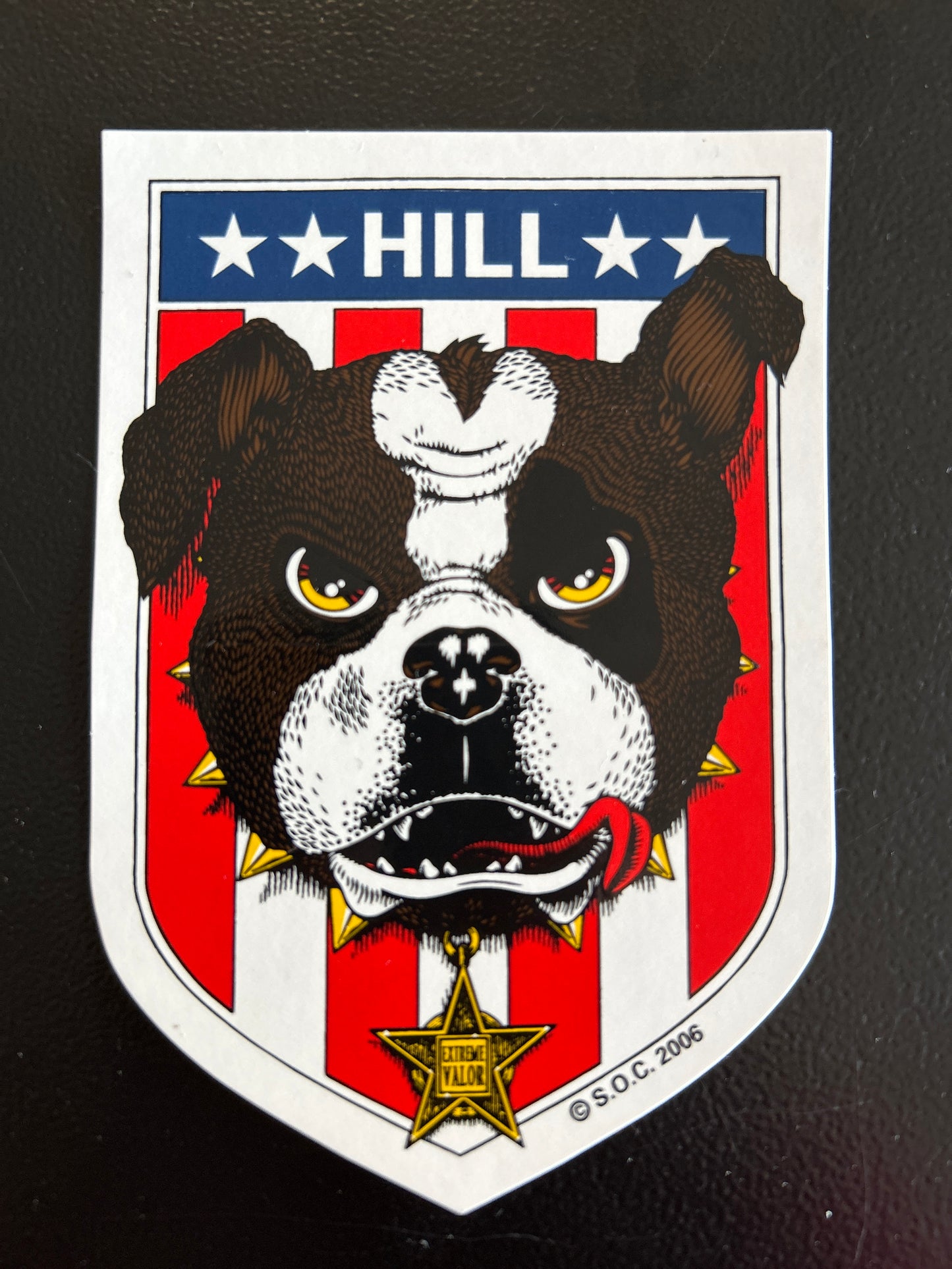 Hill Bulldog Powell Peralta Sticker 3.5” x 4.5”