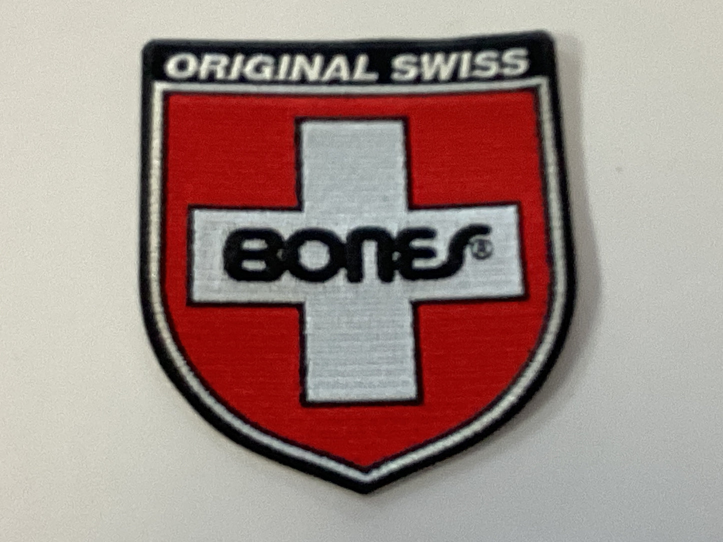 Bones Swiss Patch Shield 3”x3.5”