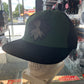 Creature Leaf Unstructured Patch SnapBack Hat Black/Green