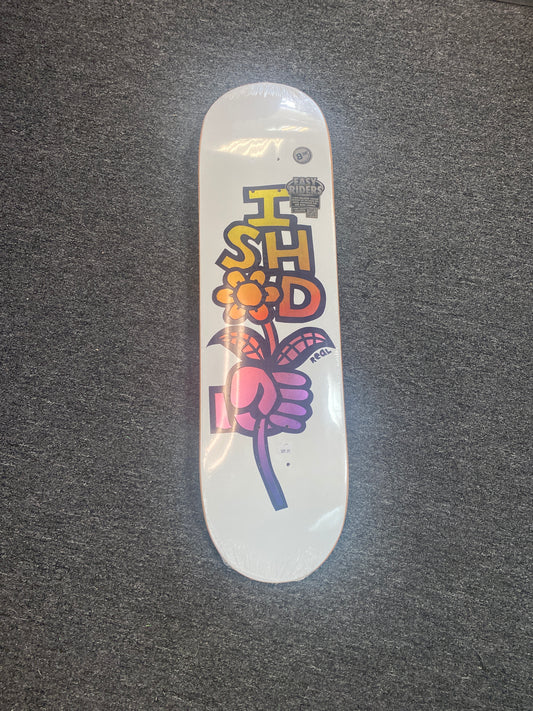 Real 8.38 deck Wair Bouquet white Easy Rider