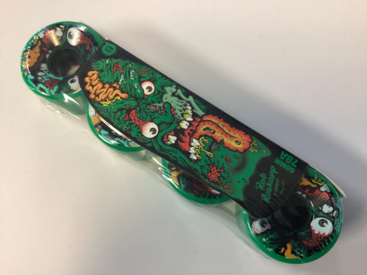 Slime Balls Skateboard Wheels 60mm 78a Roskopp Face Two Reissue OG SLIME GREEN Soft Cruiser Filmer Wheels Longboard