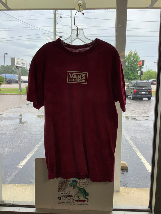 Vans Off The Wall Tee Red M