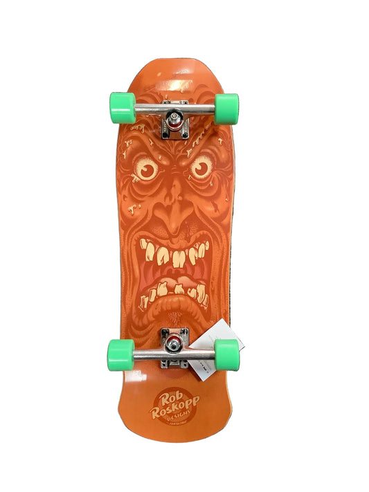Santa Cruz complete skateboard Roskopp Face Cruiser 9.5” old school