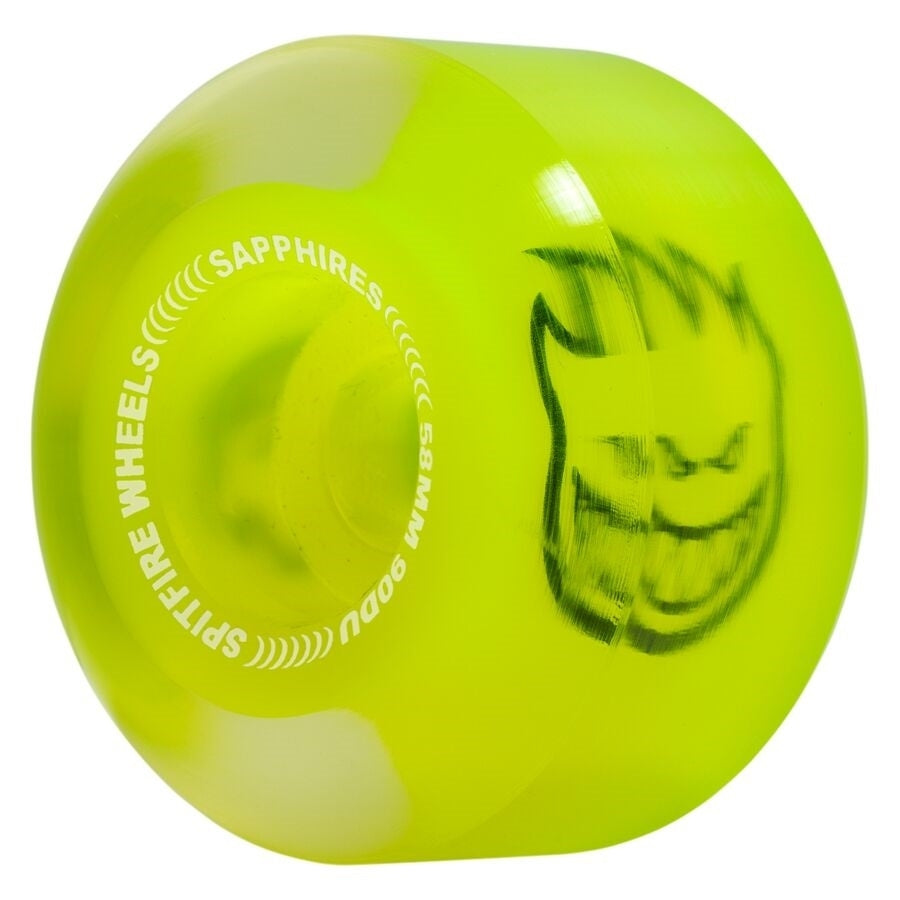 Spitfire Sapphire Wheels 58mm Yellow