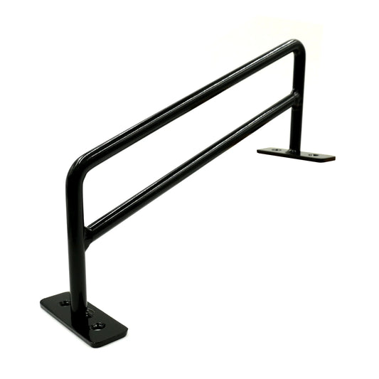 SLUSHCULT D.I.Y. 5 STAIR DOWN RAIL (BLACK) Fingerboard Obstacle