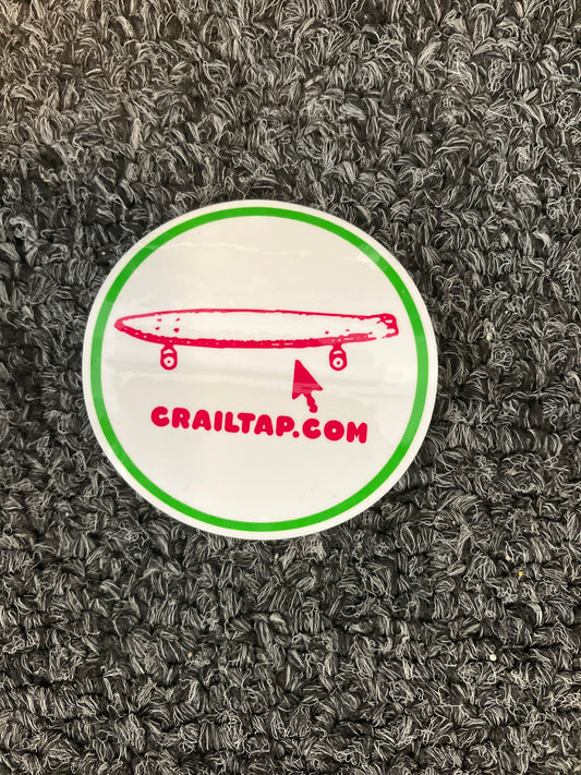Crailtap Sticker White