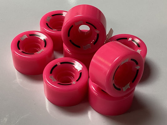 Riedell Wheels for Roller Skates Outdoor WAVE PINK 57mm