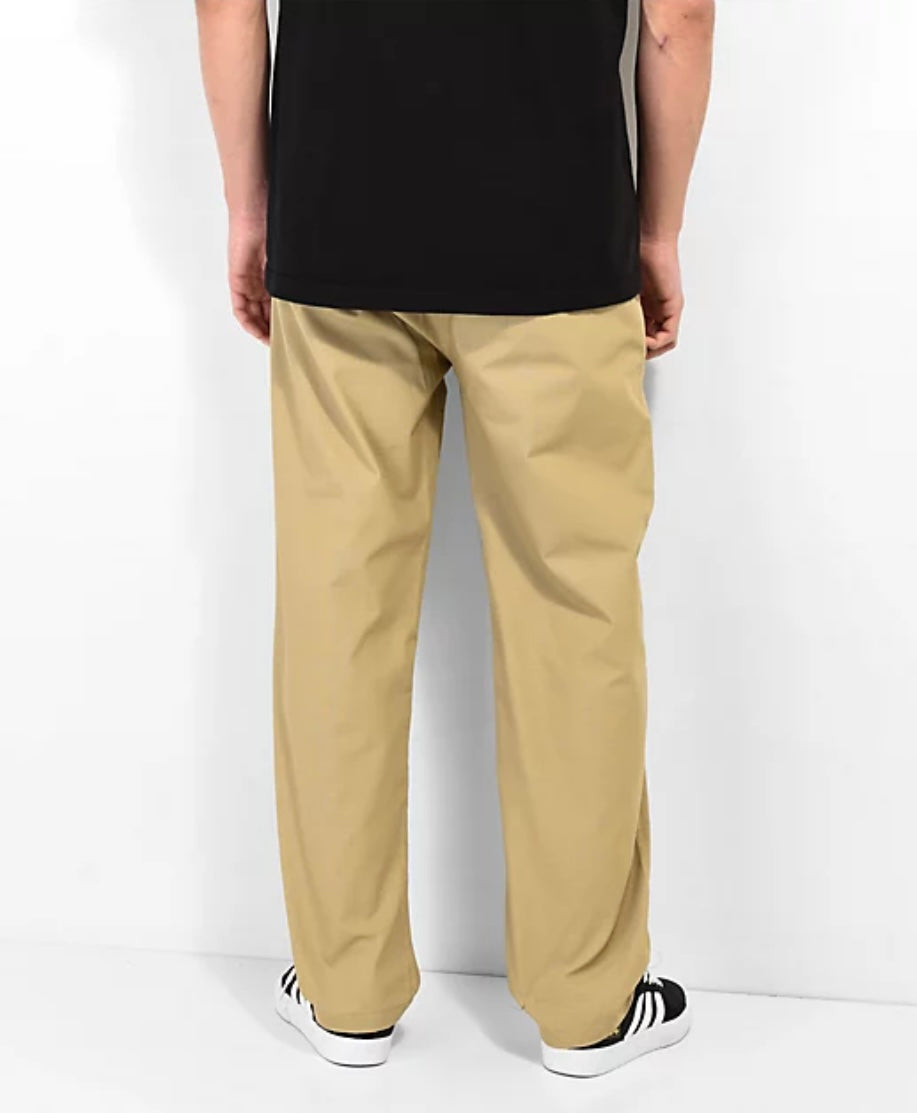 Krooked Eyes Ripstop Double Knee Pants Khaki
