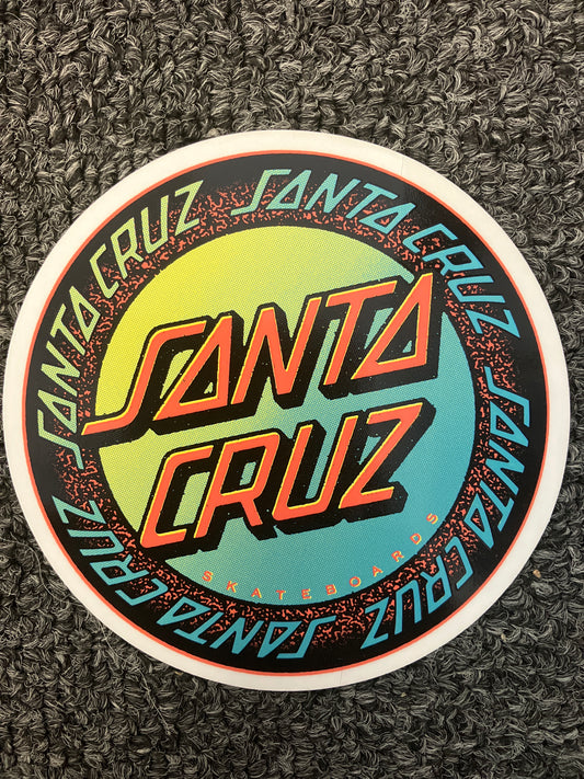 Santa Cruz Ringed Dot Sticker