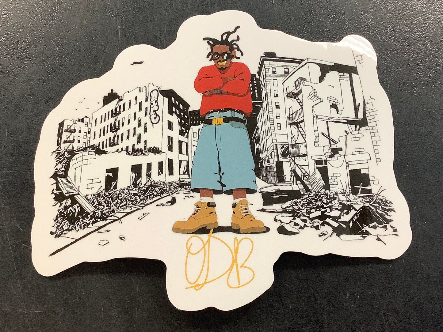 ODB Color Bars Sketch Art Sticker