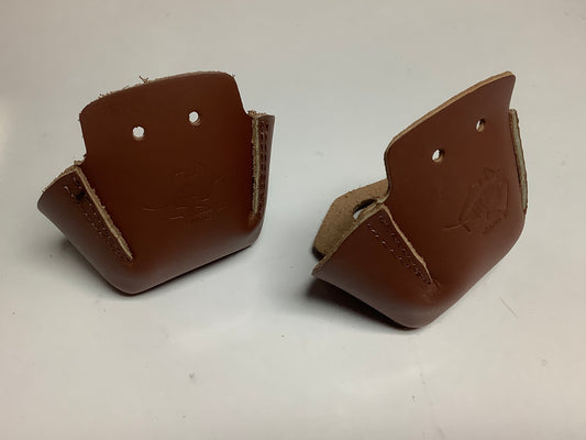 BONT ROLLER SKATES Stitched Leather Toe Guards BROWN