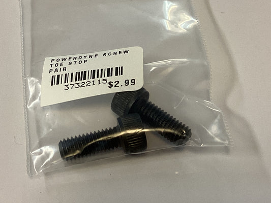 PowerDyne Screw TOE STOP PAIR for roller skates