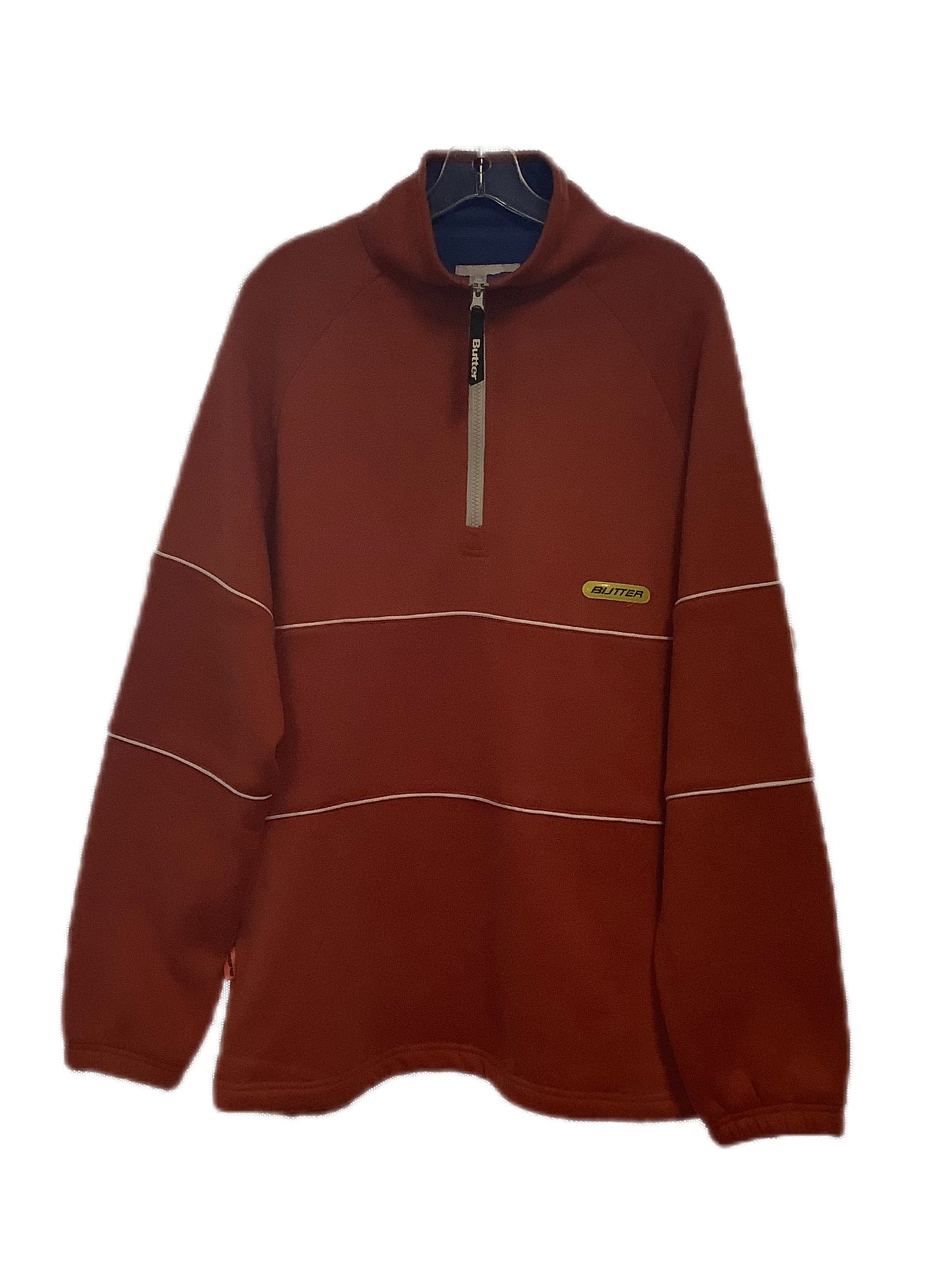 Butter Goods fleece brown zip size Large