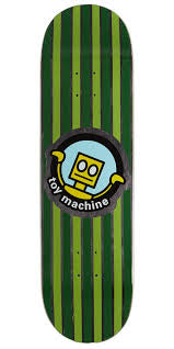 Toy Machine Green Robot Deck 8.75