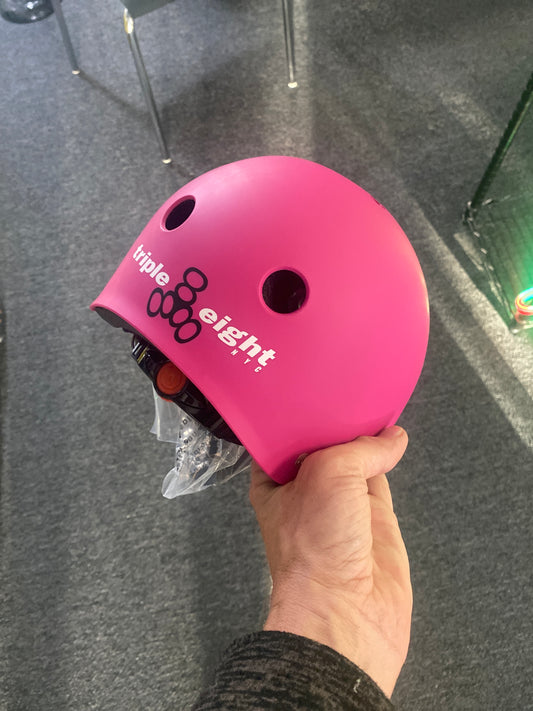 Triple 8 helmet LIL youth pink