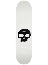 Zero Logo Skull Glow in the dark Deck 8.5