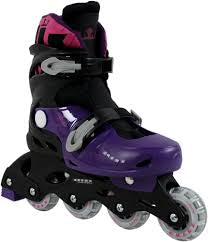 Known Adjustable Kids Roller Blades Purple/Pink Size Small