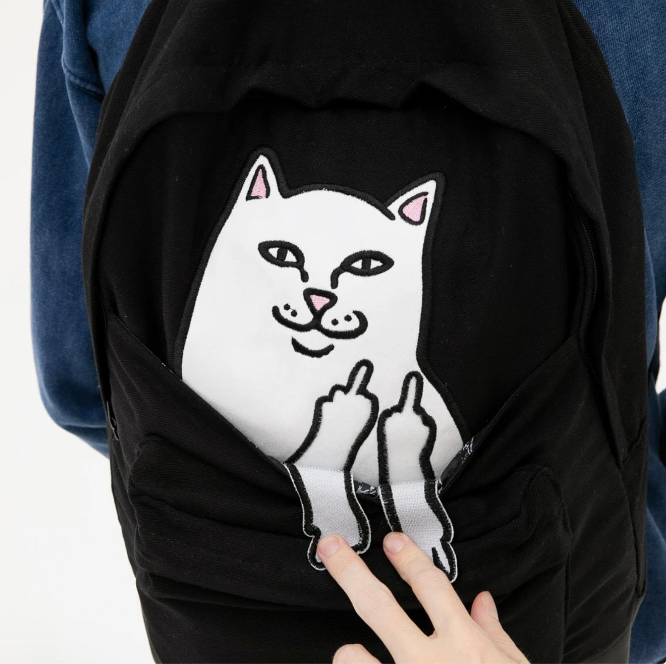 Ripndip Lord Nermal Velcro Backpack