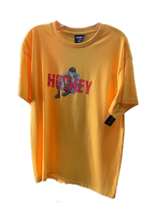 Hockey Shattered Punch Tee Yellow