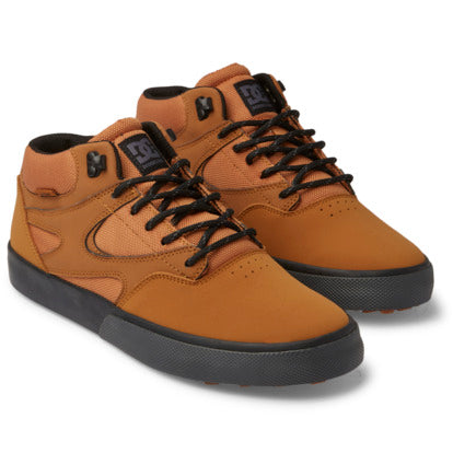 Dc shoes kalis vulc mid wtn size 9.5 brown black