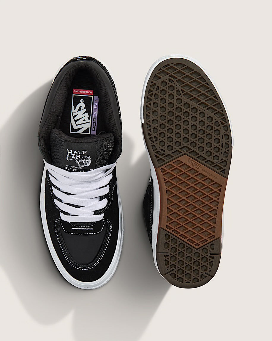 Vans PRO SKATE Half Cab Wafflecup skateboard shoes black white