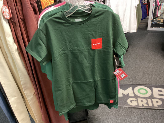 Chocolate t-shirt KEYS WALLET PHONE Forrest green