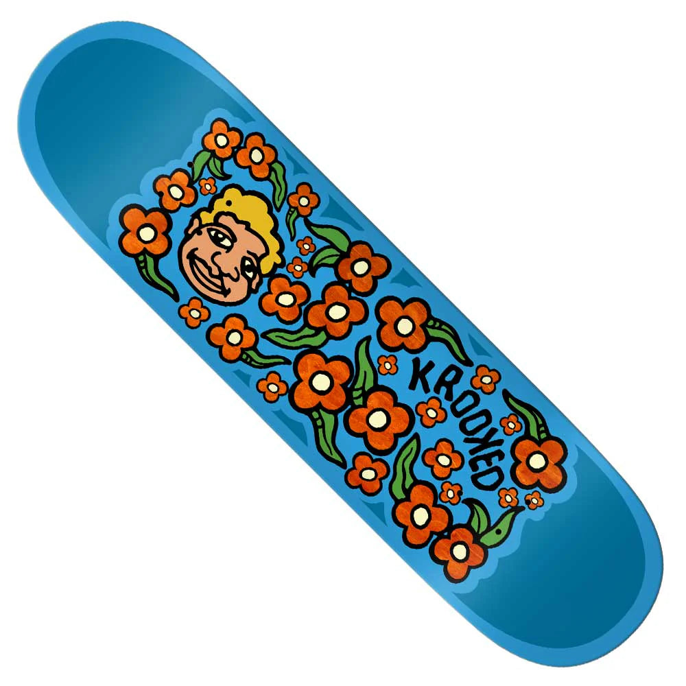 Krooked 8.5 Sweatpants Gonzales Blue Skateboard Deck