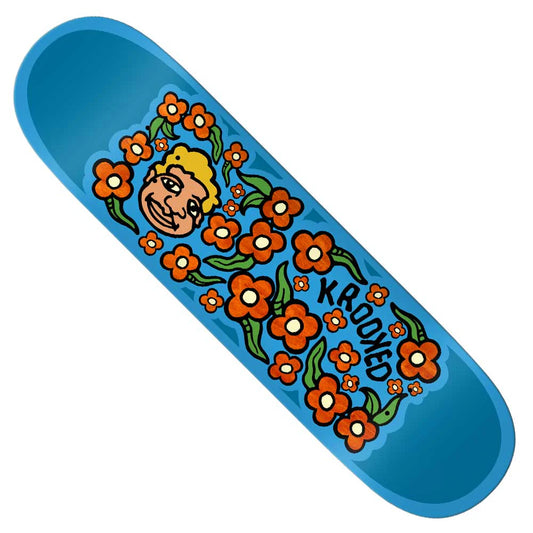 Krooked 8.5 Sweatpants Gonzales Blue Skateboard Deck