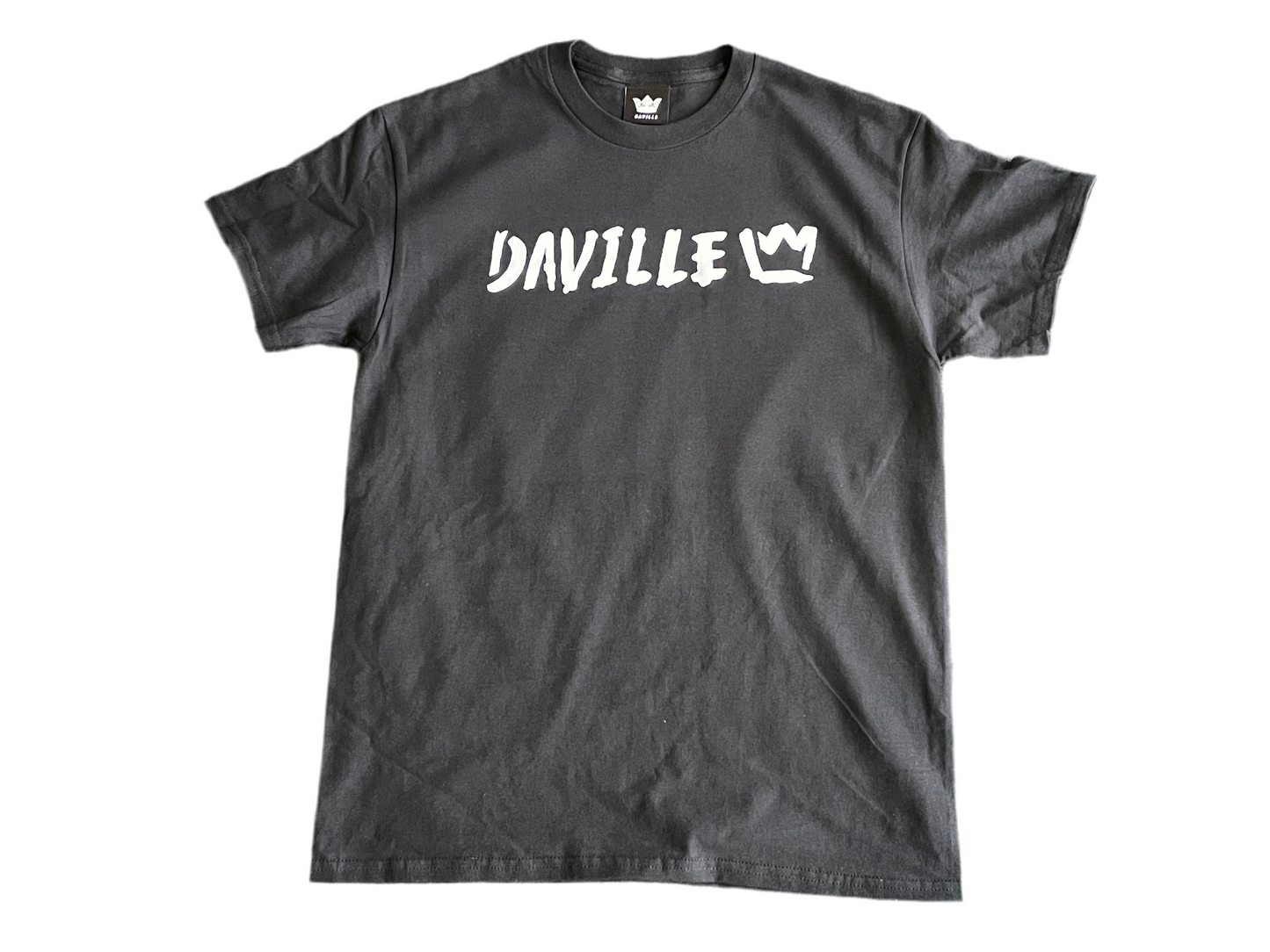Daville T-Shirt - Tag Logo Black/White