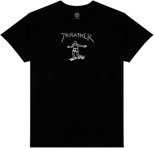 Thrasher Magazine Gonz Logo Black / White Men's Short Sleeve T-Shirt