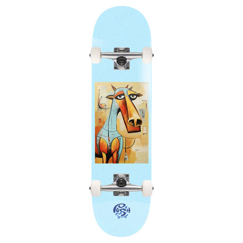 Tuniaia MLSL 8.5 Push Skateboards Complete Light Blue