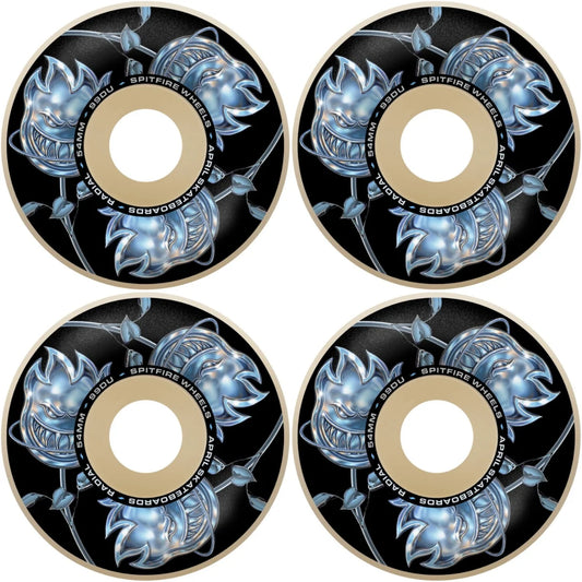 Spitfire x April F4 Conical Full 54mm 99a Skateboard Wheels