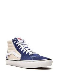 Vans Skate SK8-Hi Shoes Navy Peony/Whitecap