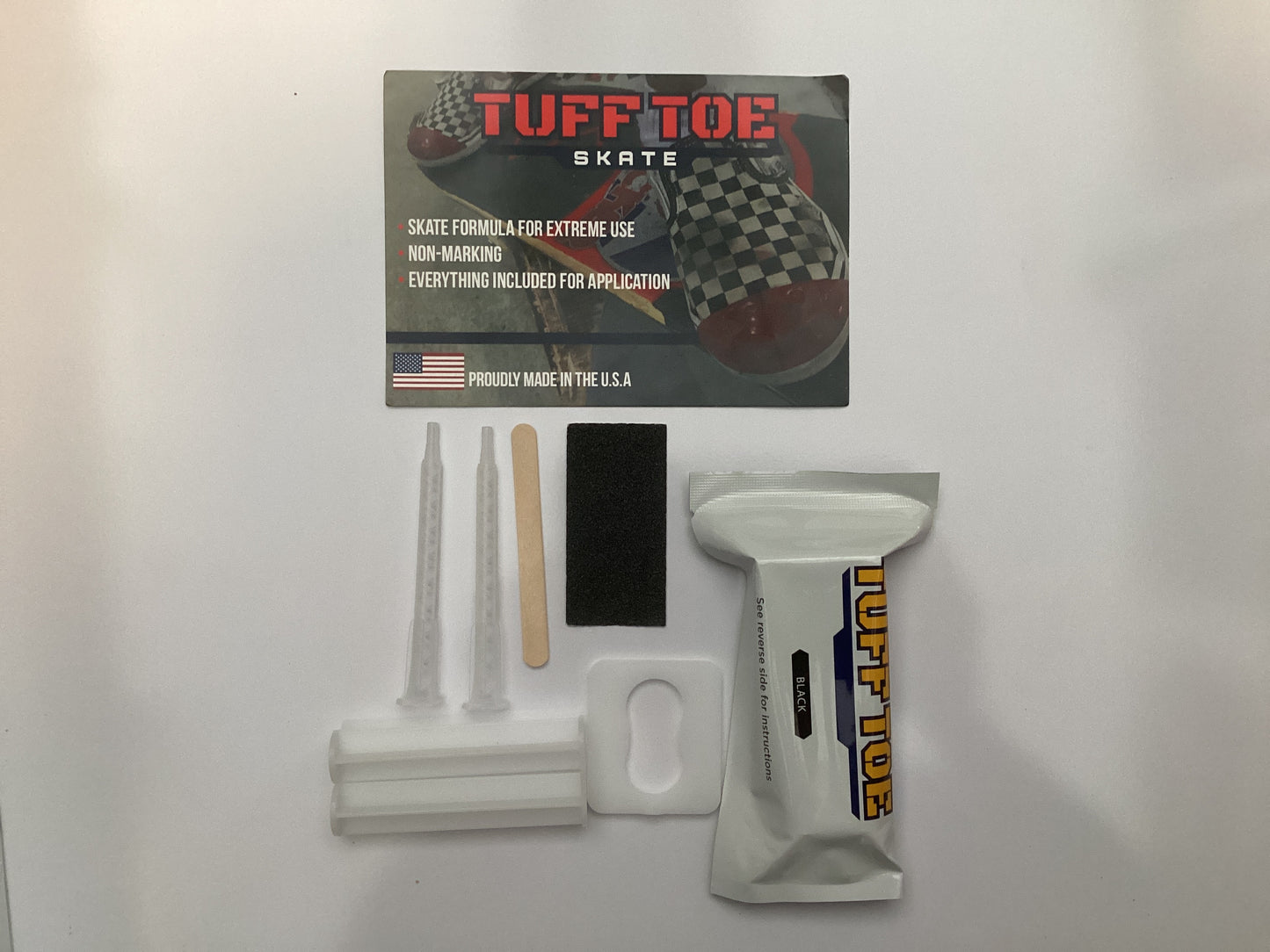 Tuff Toe shoe & skate protection / repair patch kit for for roller skates