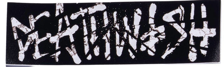 Deathwish Cracked Sticker Black
