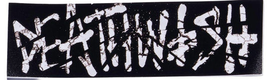 Deathwish Cracked Sticker Black