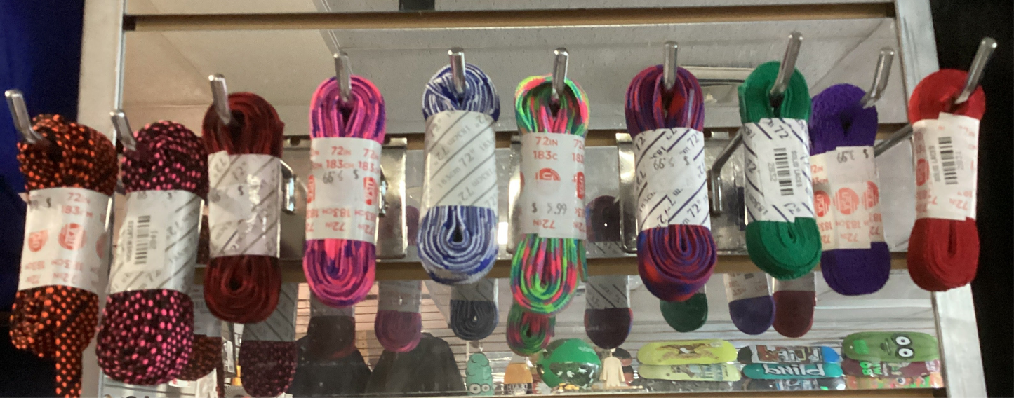 Shoe Laces Woven assorted colors