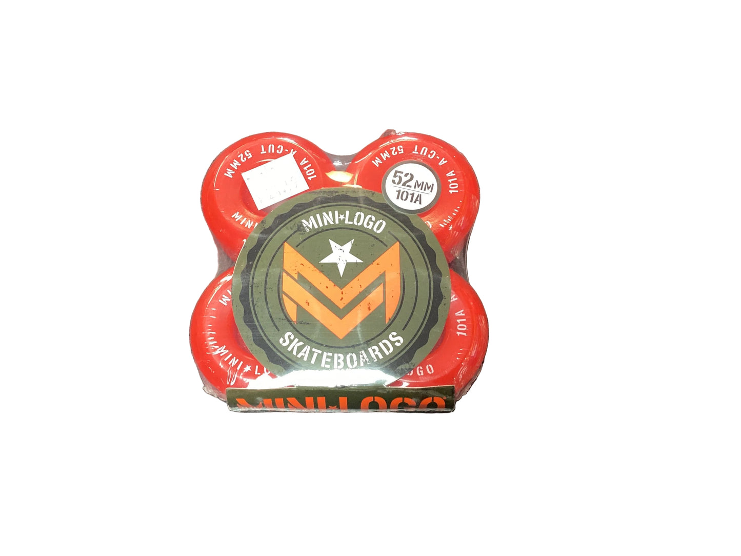 Mini Logo Red Wheels A-cut 101A